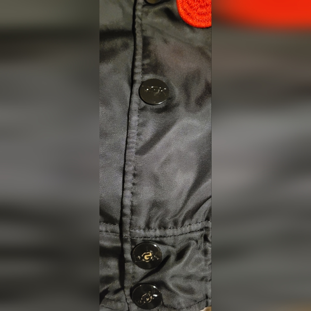 DGK Devotion Pray For Me Black and Red Varsity Style Jacket Size Medium - Picture 11 of 11
